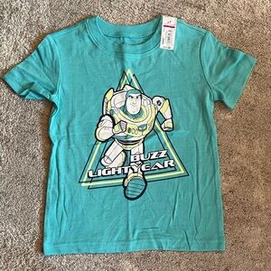 Disney Teal Buzz Lightyear Short Sleeve Tee